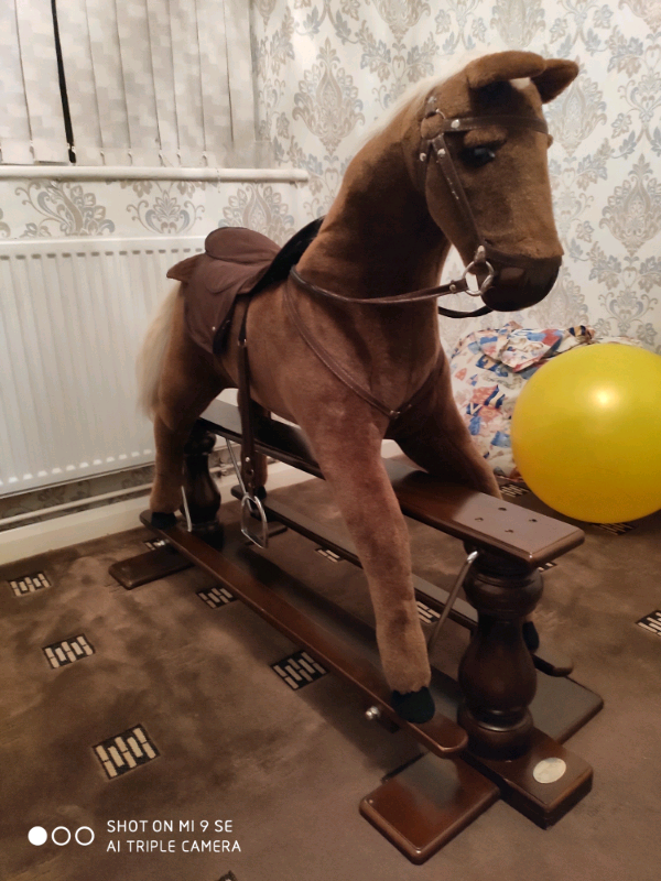 silver cross rocking horse